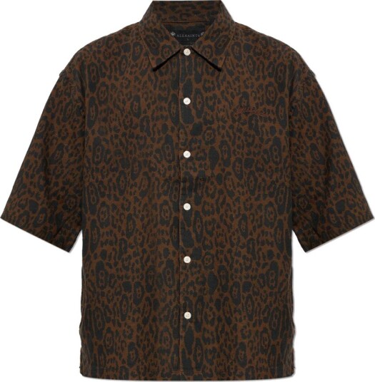 AllSaints Herre Skjorter Brun XS,