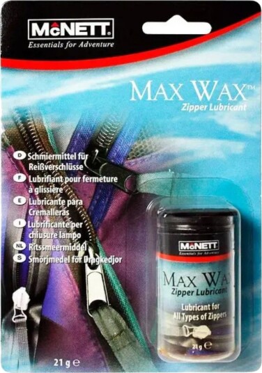 Mcnett Max Wax Zipper Lubricant, B Blå, 21 gr Mcnett Max Wax Zipper Lubricant, B Blå, 21 gr