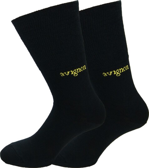 Avignon Unisex 2 Pack Liner Basic Black 40 43 Avignon Unisex 2 Pack Liner Basic Black 40 43