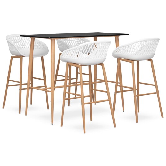 Barsett 5 deler svart og hvit 8720286173060