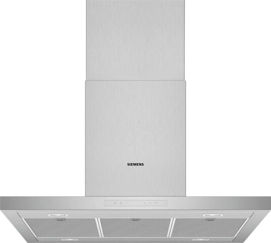 Siemens iQ500 Fritthengende Ventilator 90 cm med Belysning og Kullfilter Rustfritt Stål Siemens iQ500 Fritthengende Ventilator 90 cm med Belysning og Kullfilter Rustfritt Stål