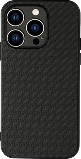 Trolsk Mobildeksel Kulfibermønster Tynt (iPhone 15 Pro) Svart