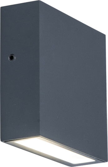 LUTEC ARCHITECTURAL GEMINI XF MØRK GRÅ VEGGHENGT LAMPE LUTEC ARCHITECTURAL GEMINI XF MØRK GRÅ VEGGHENGT LAMPE