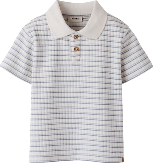 Lil"Atelier Nmmhaldur Ss Loose Polo Lil Cream 104 Lil"Atelier Nmmhaldur Ss Loose Polo Lil Cream 104