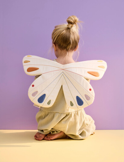 Kid's Concept Sommerfugl White Utkledning Cream One Size Kid's Concept Sommerfugl White Utkledning Cream One Size