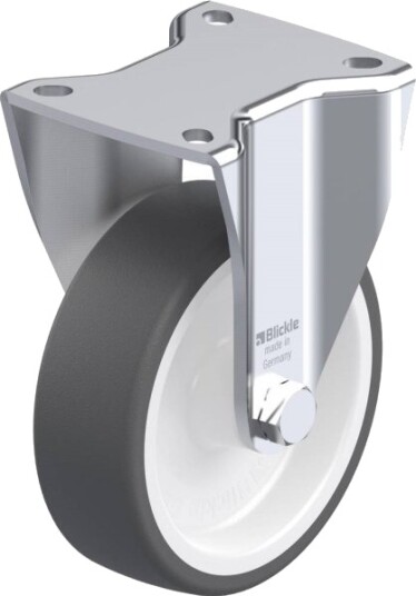 Blickle Fast Hjul 264572 Bh-Poth 125G-1, Hjuldiameter 125 Mm, Maks 350 Kg (1 Stk.)