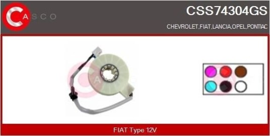 Styrevinkelsensor CASCO CSS74304GS Styrevinkelsensor CASCO CSS74304GS