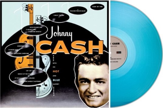 Johnny Cash With His Hot And Blue Guitar Uk Vinyl