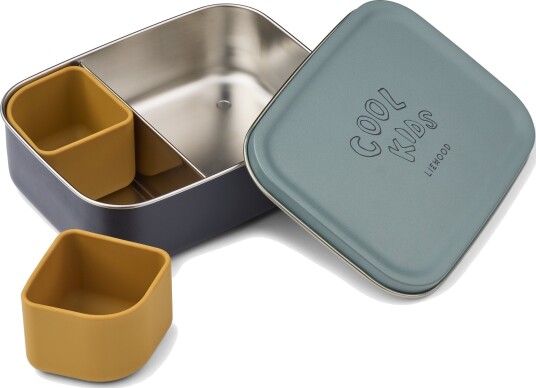 Liewood Nina Stainless Steel Lunchbox   Blue   ONE SIZE