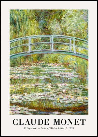 Monet Water Lily Pond Plakat Plakat / 21x30cm
