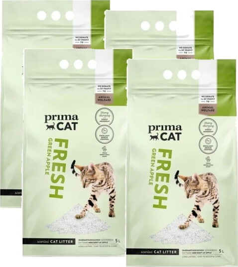 Prima Cat Fresh Apple 4X10L