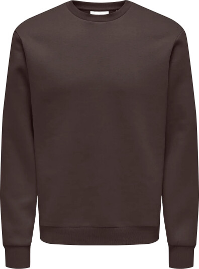 ONLY & SONS Onsceres Crew Neck Noos Brown XS