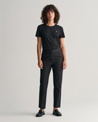 Gant Smale chinos i glatt bomullsblanding EBONY BLACK 40 Gant Smale chinos i glatt bomullsblanding EBONY BLACK 40