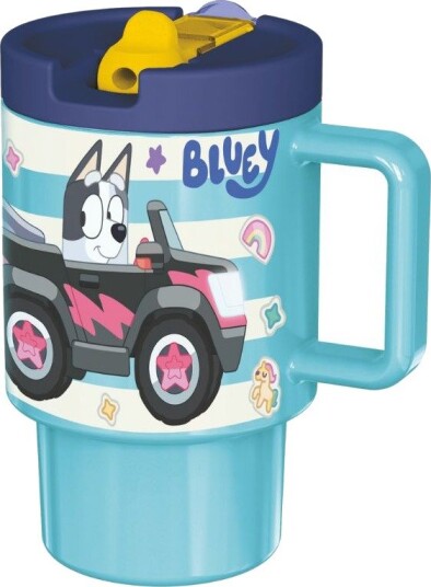 Bluey Barnekrus I Plast Med Lokk 530 Ml