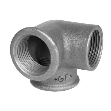 Galvanisert vinkel med sideutløp 3/4"