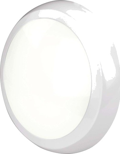 4lite Kudo plafond med nødlys & sensor hvit