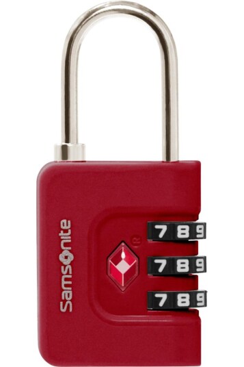 Samsonite Combilock 3 Dial Tsa - Red - ONE SIZE Samsonite Combilock 3 Dial Tsa - Red - ONE SIZE