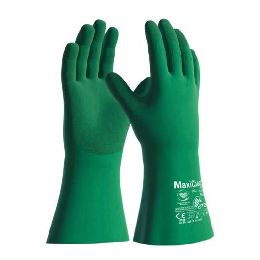 ATG MaxiChem Green Cut Tritech hansker, 12 par ,SBG-76-833 7