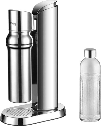 Bubliq Glass kullsyremaskin stål Bubliq Glass kullsyremaskin stål