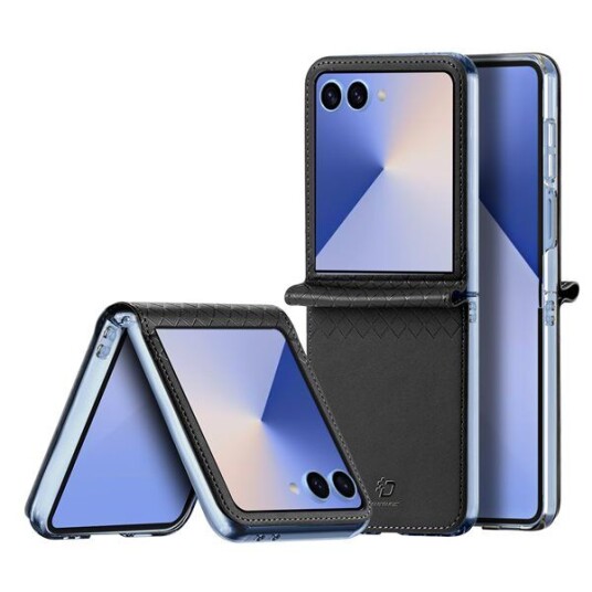 Samsung Galaxy Z Flip7 Dux Ducis Bril Flip deksel Svart Samsung Galaxy Z Flip7 Dux Ducis Bril Flip deksel Svart