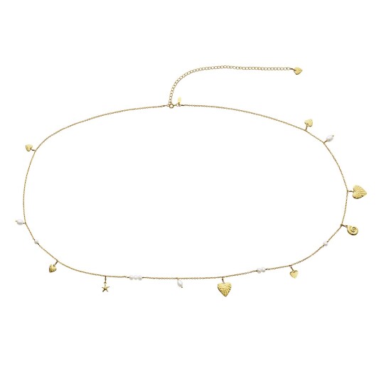 Maanesten Kailani Mavekjede 18 kt. Sølv 8628a - Dame - 925 sterling silver