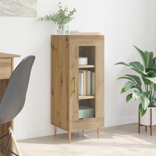 Serviesskap artisan eik 34 x 34,5 x 90 cm Konstruert tre