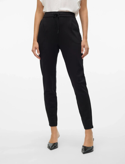 Vero Moda Vmeva Mw Loose String Pant Noos - Black - S x 30