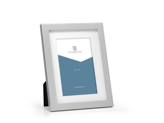 Zilverstad Nevada Enkel Bilderamme Aluminium Sølv Matte Bord Vegg 10 X 15 Cm