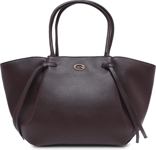 GUESS Allegra Girlfriend Satchel - BROWN - One Size