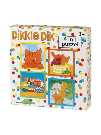 Bambolino Toys Dikkie Dik Puzzle 4in1 Gulv