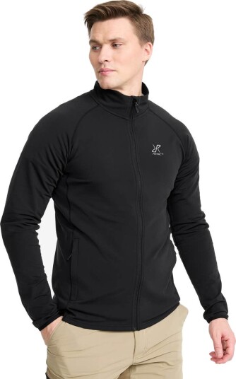 Revolutionrace Herre Overdeler Fleece & midlayers Evolution Light Stretch Fleece Herre Black XL