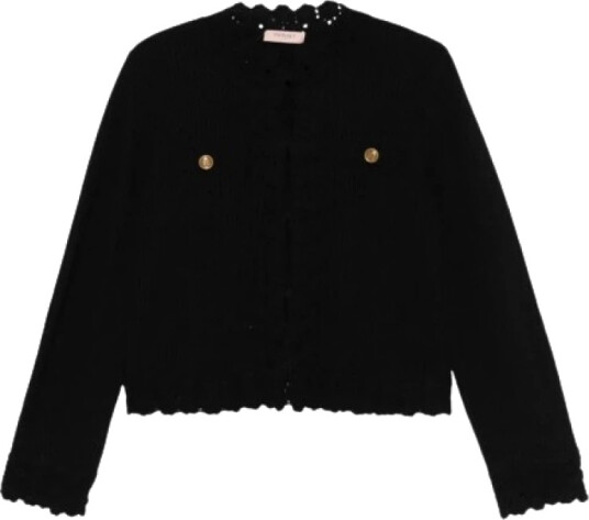 Twinset Dame Strikkevarer Svart L,