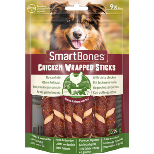 SmartBones Kyllingpinner 5-pakning - Sunn Tyggebein for Hund