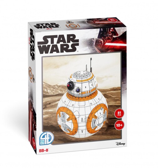 Star Wars 3d Puslespill 81 Brikker Bb8