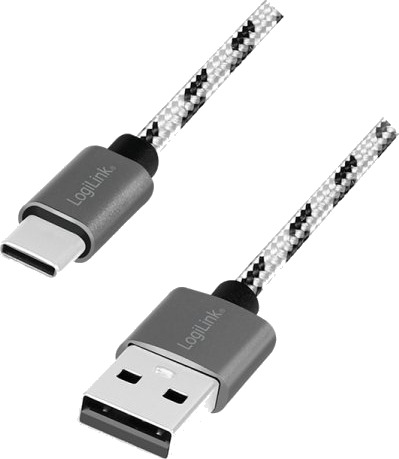 Logilink Cu0201 Usb C Usb A Usb 2.0 0,48 Gbit/S Sort Hvit