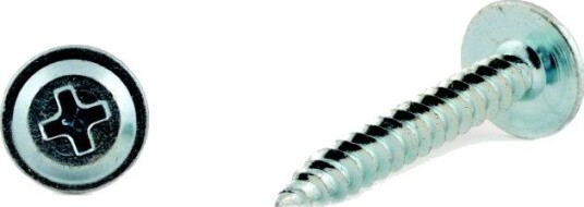 Cutfix Montasjeskrue Zi/J P15 Sort 4,2x25mm
