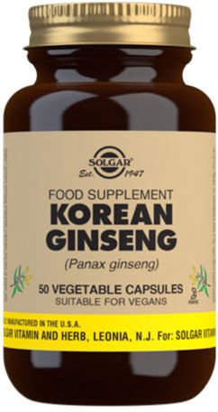 Solgar Korean Ginseng - 50 Kapslar