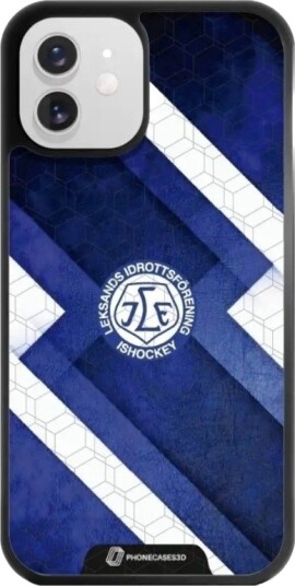 Phonecases3D iPhone 12 Leksands IF 3D mobildeksel, svart