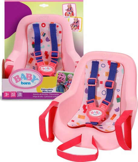 Baby Born Sykkelsete Rosa BABY Born OneSize Dukketilbehør Baby Born Sykkelsete Rosa BABY Born OneSize Dukketilbehør