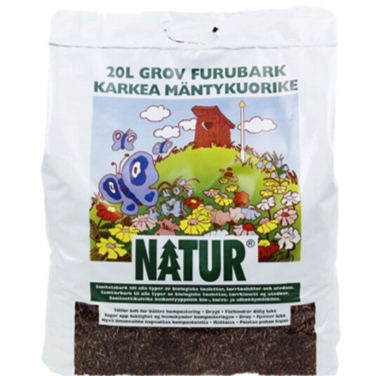 Plumbo Sanitærbark grov natur 20l Plumbo Sanitærbark grov natur 20l