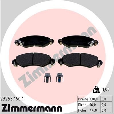 Bremseklosser ZIMMERMANN 23253.160.1