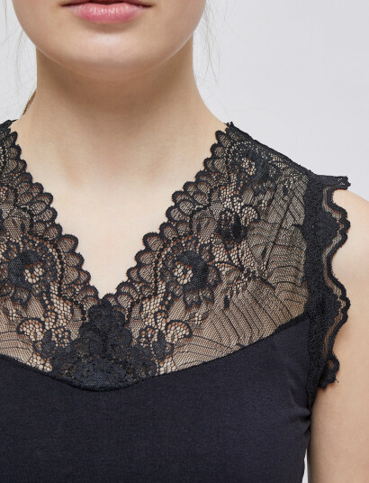 Minus Vanessa Top - Black - XXL Minus Vanessa Top - Black - XXL