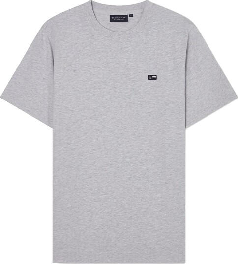 Lexington Clothing Classic Organic Cotton Logo Tee   Grey   XL