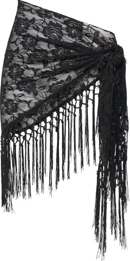 JDY Jdyofina Fringe Scarf Wvn Black JDY Jdyofina Fringe Scarf Wvn Black