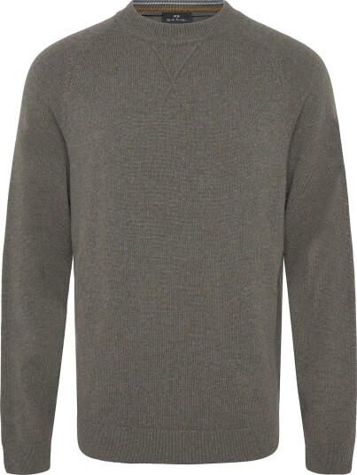 PS Paul Smith Mens Sweater Crew Neck LT GREYISH GREEN L