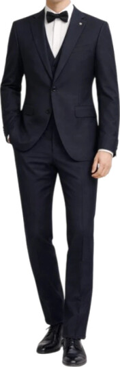 Bharnaba, Herre, Dress, Blå, XL,