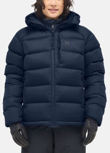 Haglöfs Rosson Down Hood Women Tarn Blue Xs Vårjakker