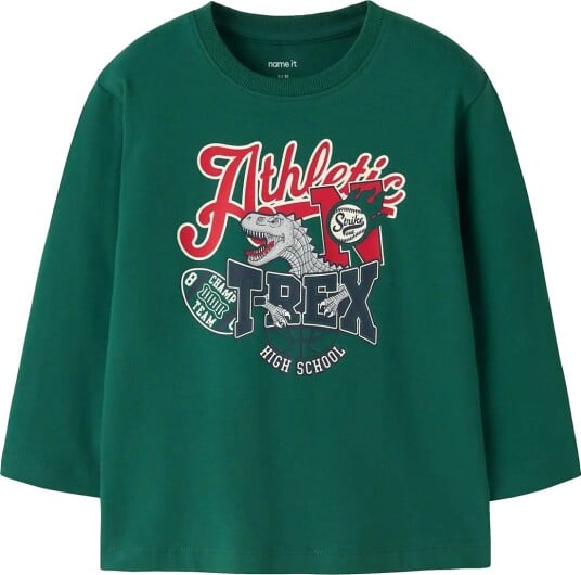 Name It Nmmlinus Ls Nreg Top Box Green 104