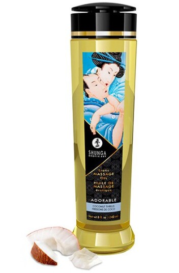 Shunga Massage Oil Adorable Coconut 240ml Shunga Massage Oil Adorable Coconut 240ml