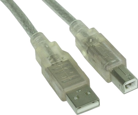 Inline 34555T 5 M Usb A Usb B Hankjønn/Hankjønn 0,48 Gbit/S Gjennomsiktig